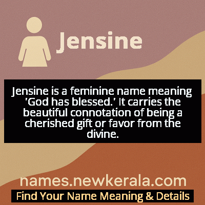 Jensine Name Meaning and Origin