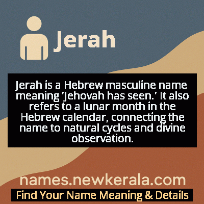 Jerah Name Meaning and Origin