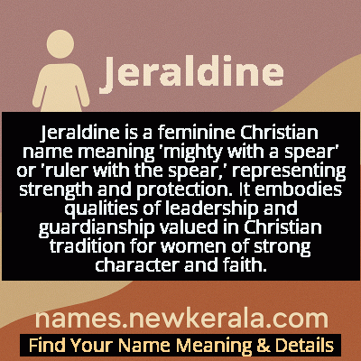 Jeraldine Name Meaning and Origin