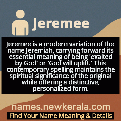 Jeremee Name Meaning and Origin
