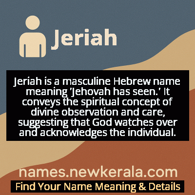 Jeriah Name Meaning and Origin