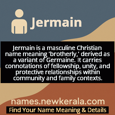 Jermain Name Meaning and Origin