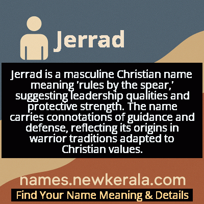 Jerrad Name Meaning and Origin