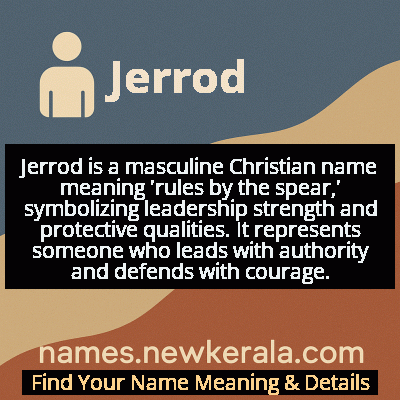 Jerrod Name Meaning and Origin