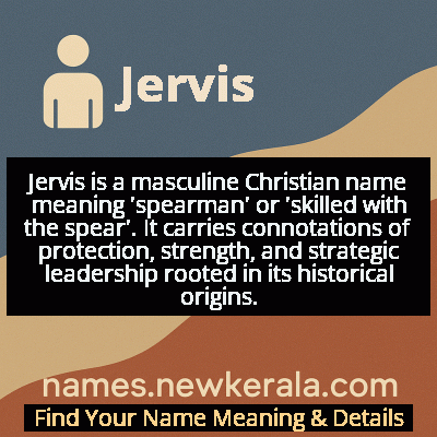Jervis Name Meaning and Origin