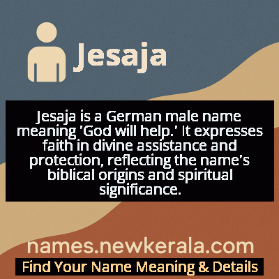 Jesaja Name Meaning and Origin