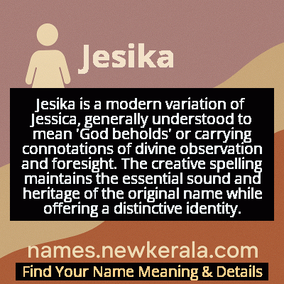 Jesika Name Meaning and Origin