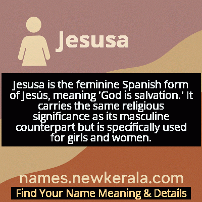 Jesusa Name Meaning and Origin