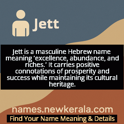 Jett Name Meaning and Origin
