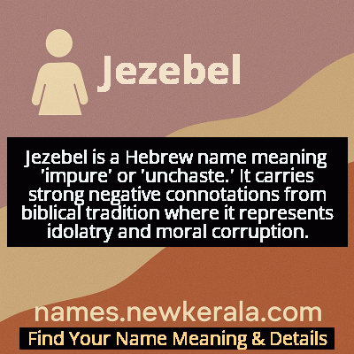 Jezebel Name Meaning and Origin