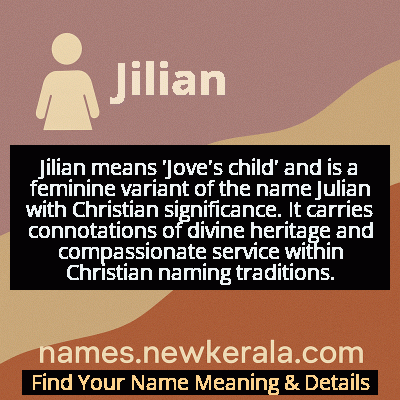 Jilian Name Meaning and Origin