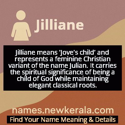 Jilliane Name Meaning and Origin