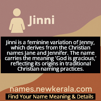 Jinni Name Meaning and Origin