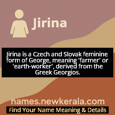 Jirina Name Meaning and Origin