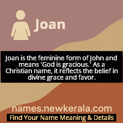 Joan Name Meaning and Origin