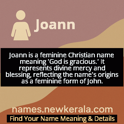 Joann Name Meaning and Origin