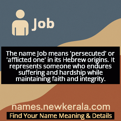 Job Name Meaning and Origin