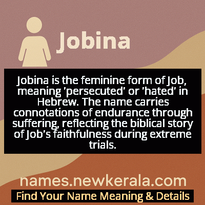 Jobina Name Meaning and Origin