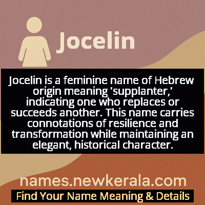 Jocelin Name Meaning and Origin