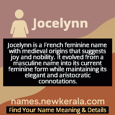 Jocelynn Name Meaning and Origin