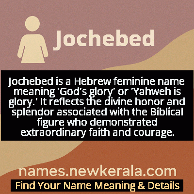 Jochebed Name Meaning and Origin