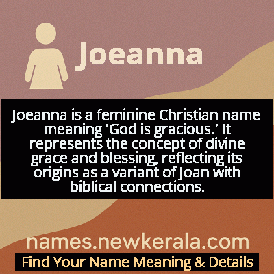 Joeanna Name Meaning and Origin
