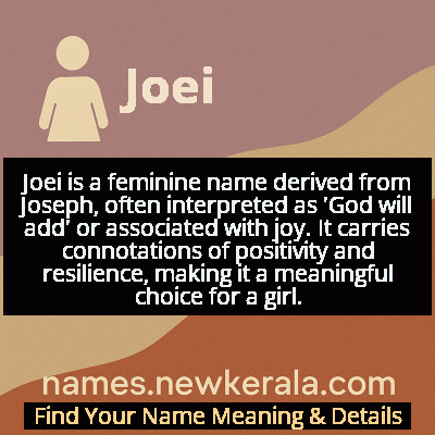 Joei Name Meaning and Origin
