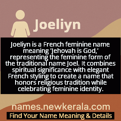 Joeliyn Name Meaning and Origin