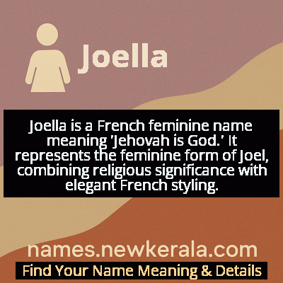 Joella Name Meaning and Origin