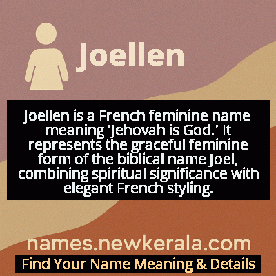 Joellen Name Meaning and Origin
