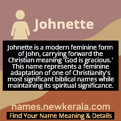 Johnette Name Meaning and Origin