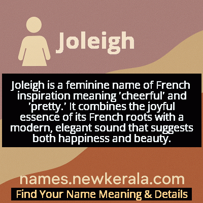 Joleigh Name Meaning and Origin