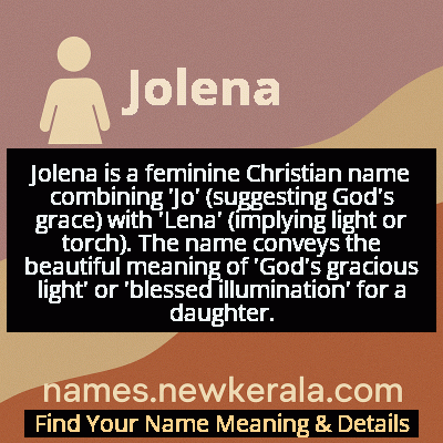 Jolena Name Meaning and Origin