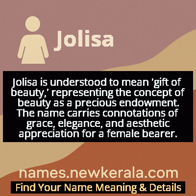 Jolisa Name Meaning and Origin
