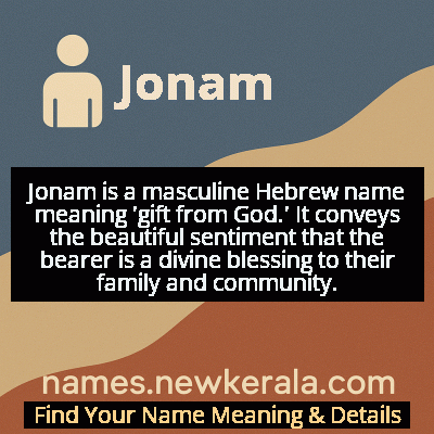 Jonam Name Meaning and Origin