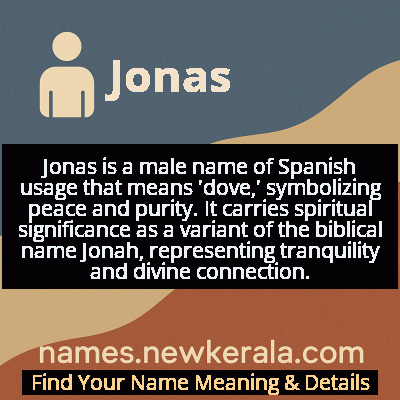 Jonas Name Meaning and Origin