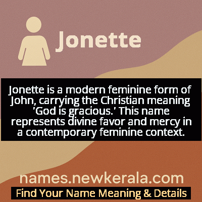 Jonette Name Meaning and Origin