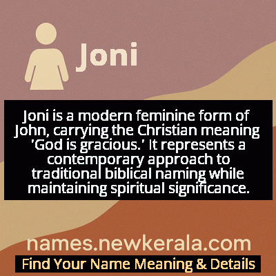 Joni Name Meaning and Origin