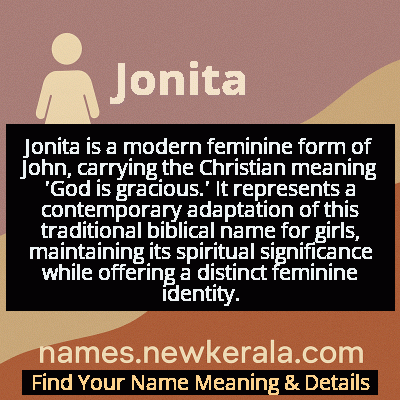 Jonita Name Meaning and Origin