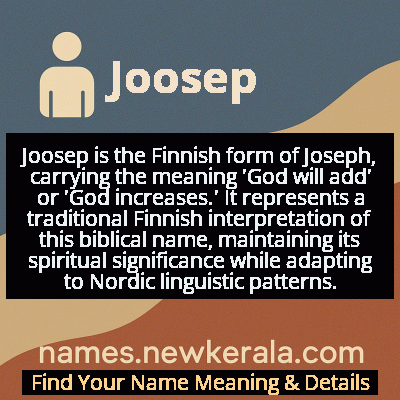 Joosep Name Meaning and Origin
