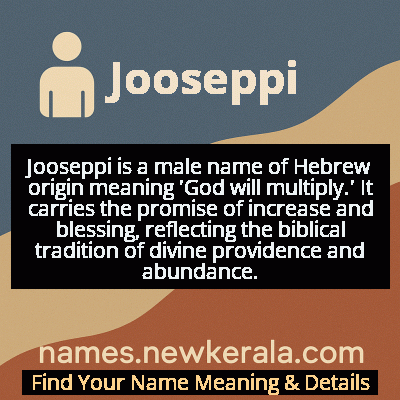 Jooseppi Name Meaning and Origin