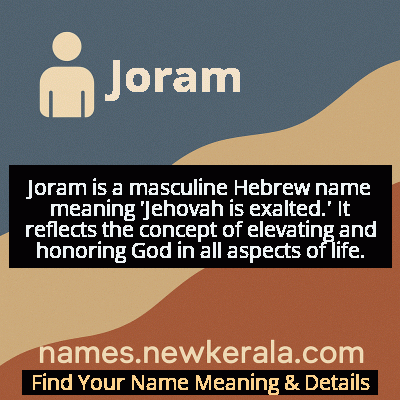 Joram Name Meaning and Origin