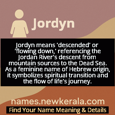 Jordyn Name Meaning and Origin