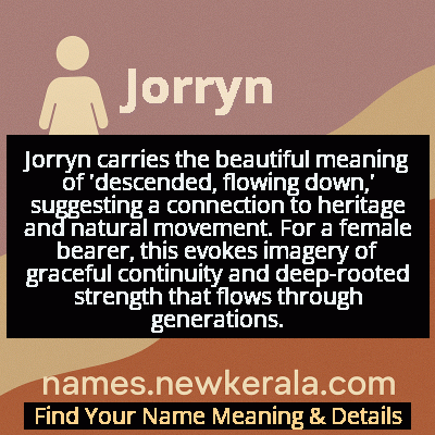 Jorryn Name Meaning and Origin
