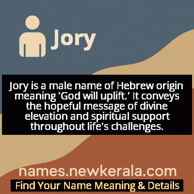 Jory Name Meaning and Origin