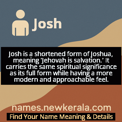 Josh Name Meaning and Origin