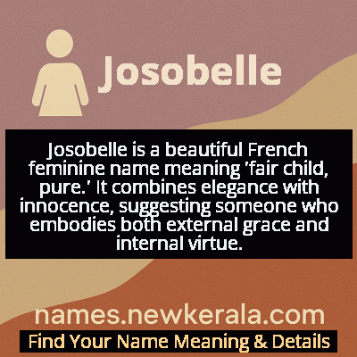 Josobelle Name Meaning and Origin