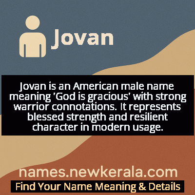 Jovan Name Meaning and Origin