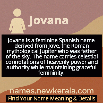 Jovana Name Meaning and Origin
