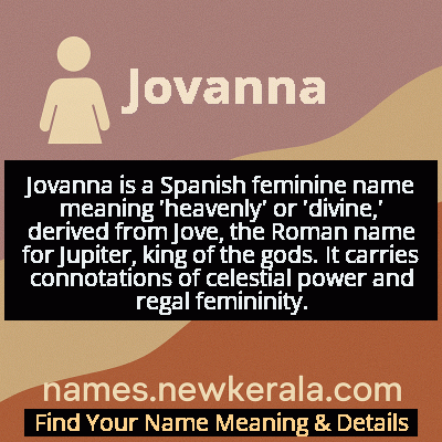 Jovanna Name Meaning and Origin